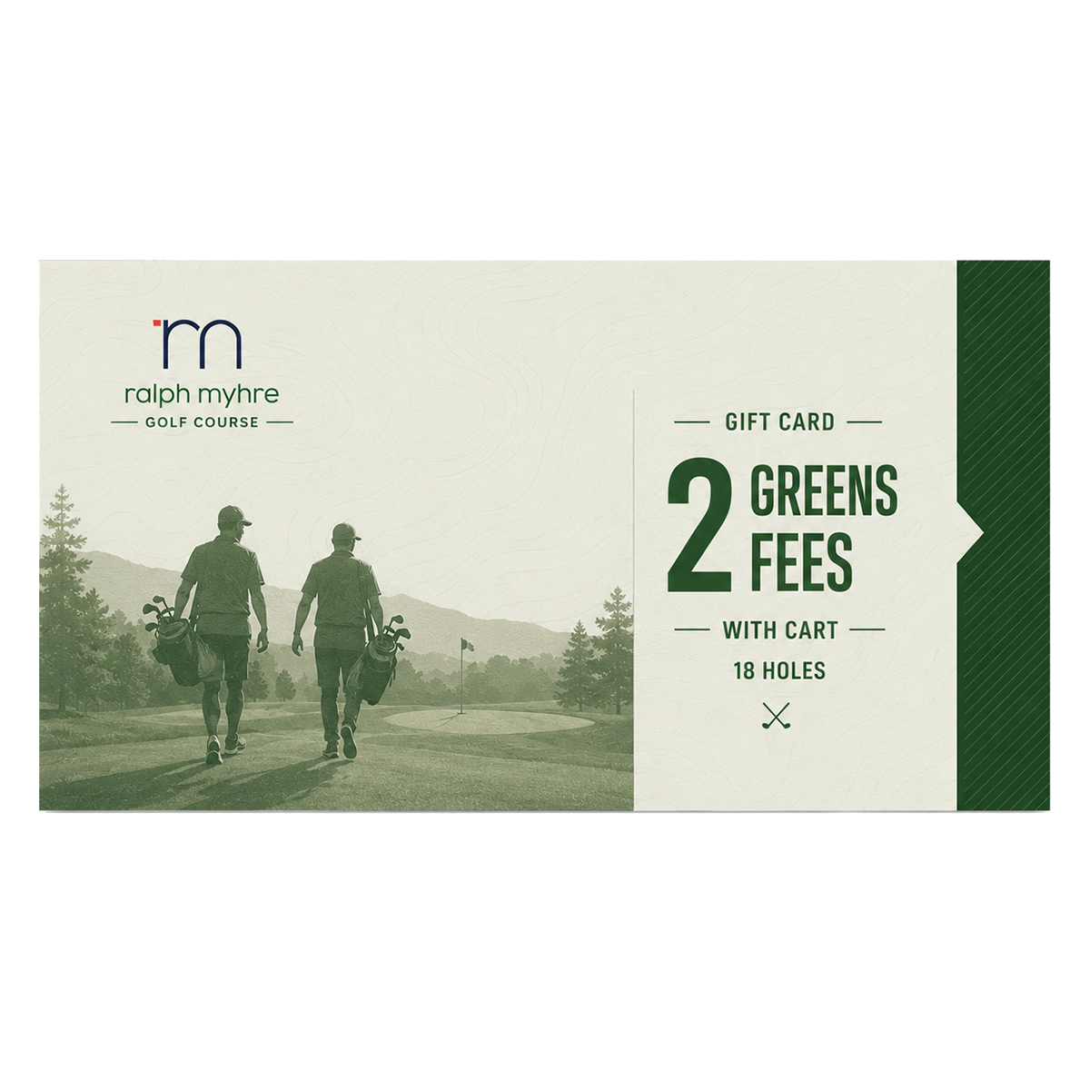 2 Greens Fees with a Cart