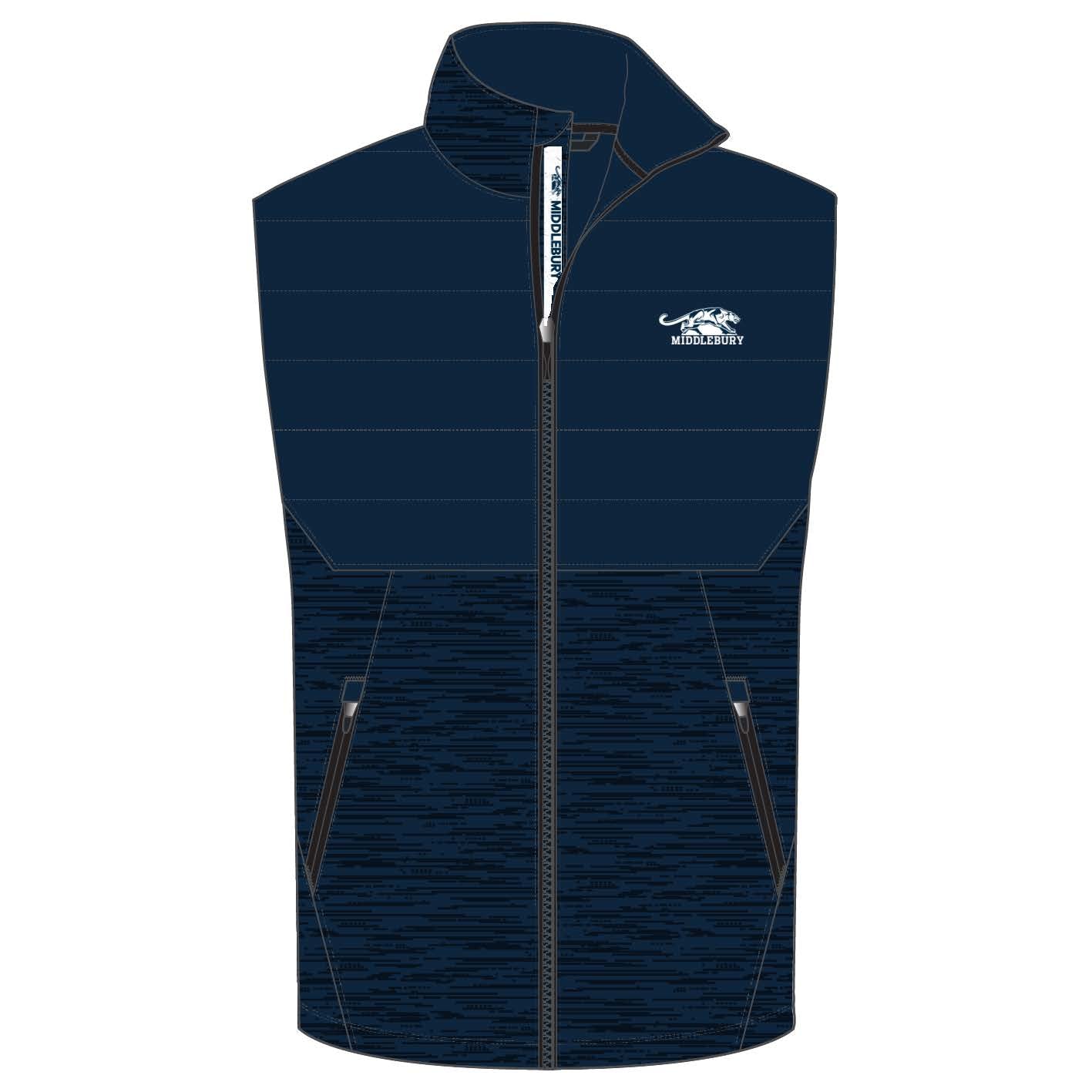 Vest - Levelwear - Men's Milo - Heather Navy/Navy