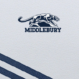 Middlebury Panther Driver and Fairway Head Cover in White