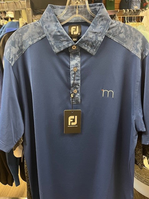 SALE: FootJoy Men's Camo Polo - Blue