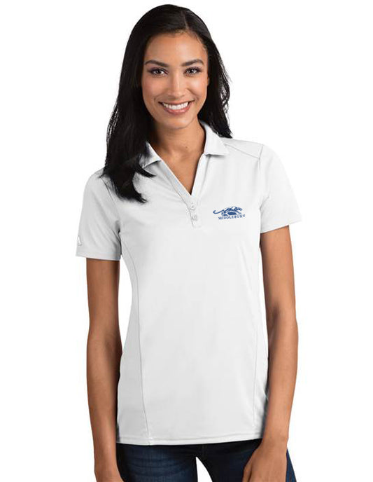 Antigua Women's Tribute Middlebury Panther Logo Shirt White