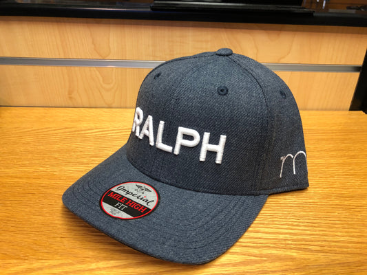 Ralph Hat with Logo on Side - Heather Navy